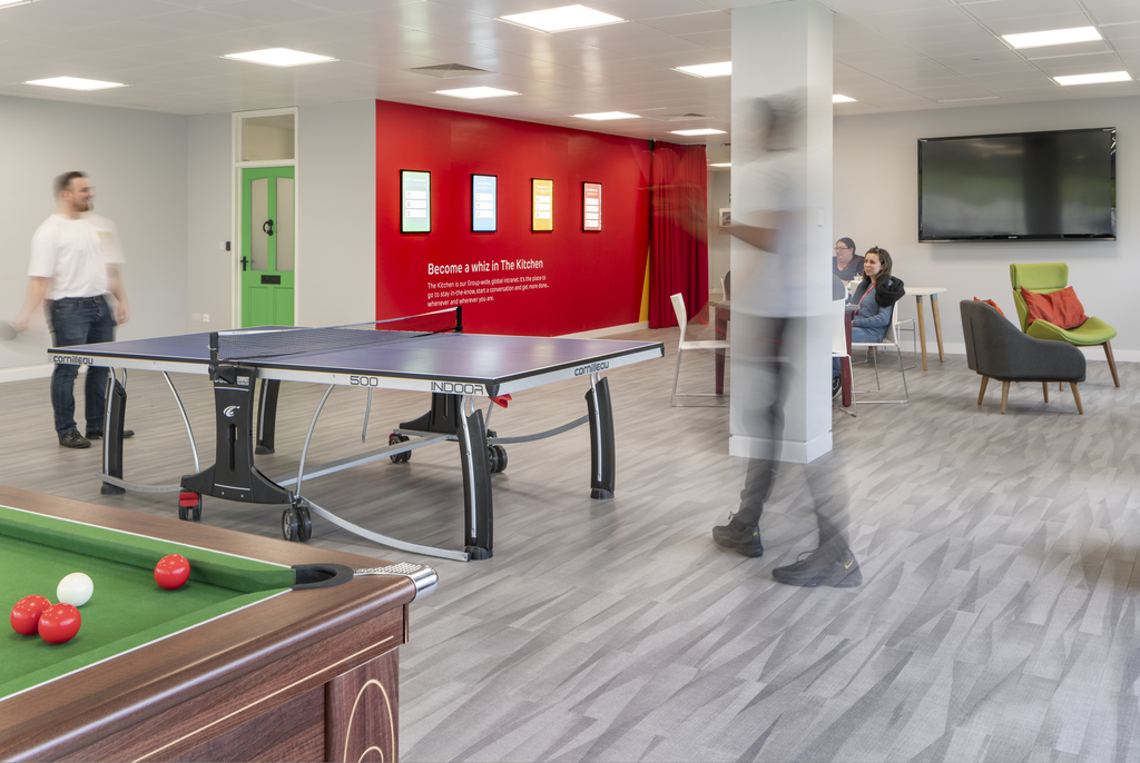 Just Eat Interior Design and Build project JT3 Group fit-out office group's services