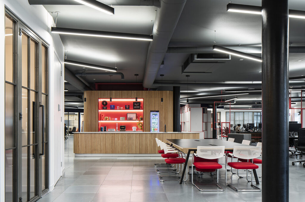 Redbull Interior Design and Build project JT3 Group fit-out office group's services